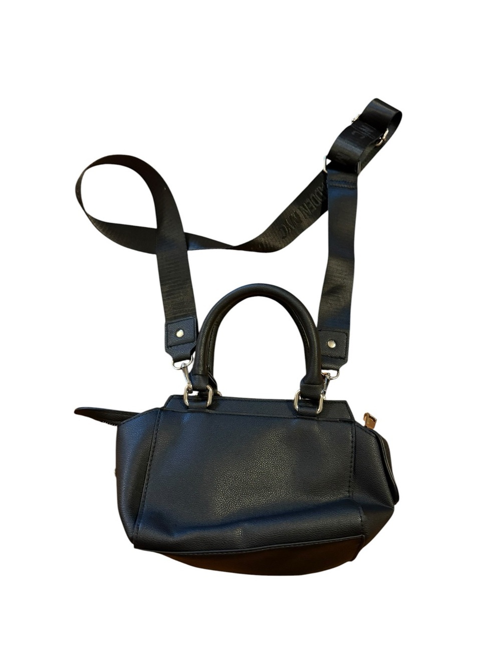 Madden nyc Classic Black Mini Handbag with Detachable Strap - Picture 4 of 6